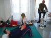 Therapeutic bike and assisted exercises