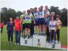 Tim Premzl, Milan Fašing, Janez Pernek in Primož Antolič - štafeta 4x100m (1. mesto)